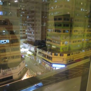 眺めは香港の街並み